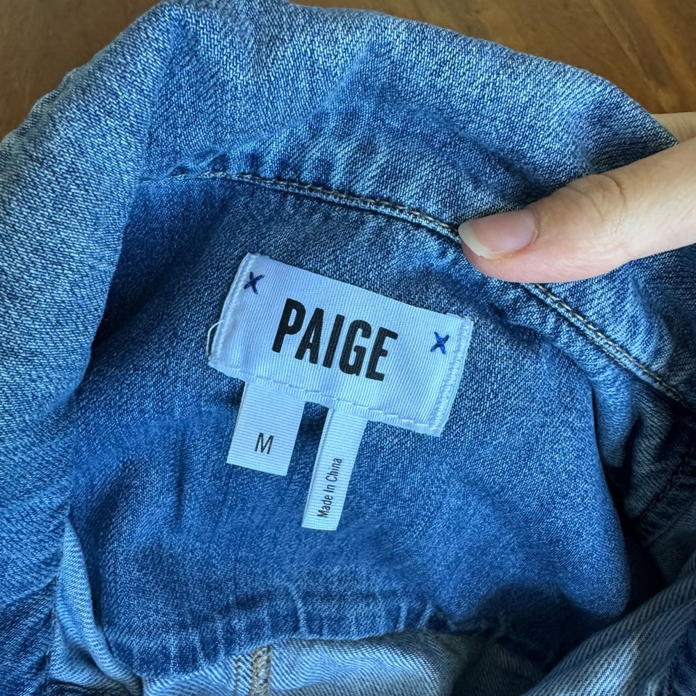 Paige classic denim jean jacket
